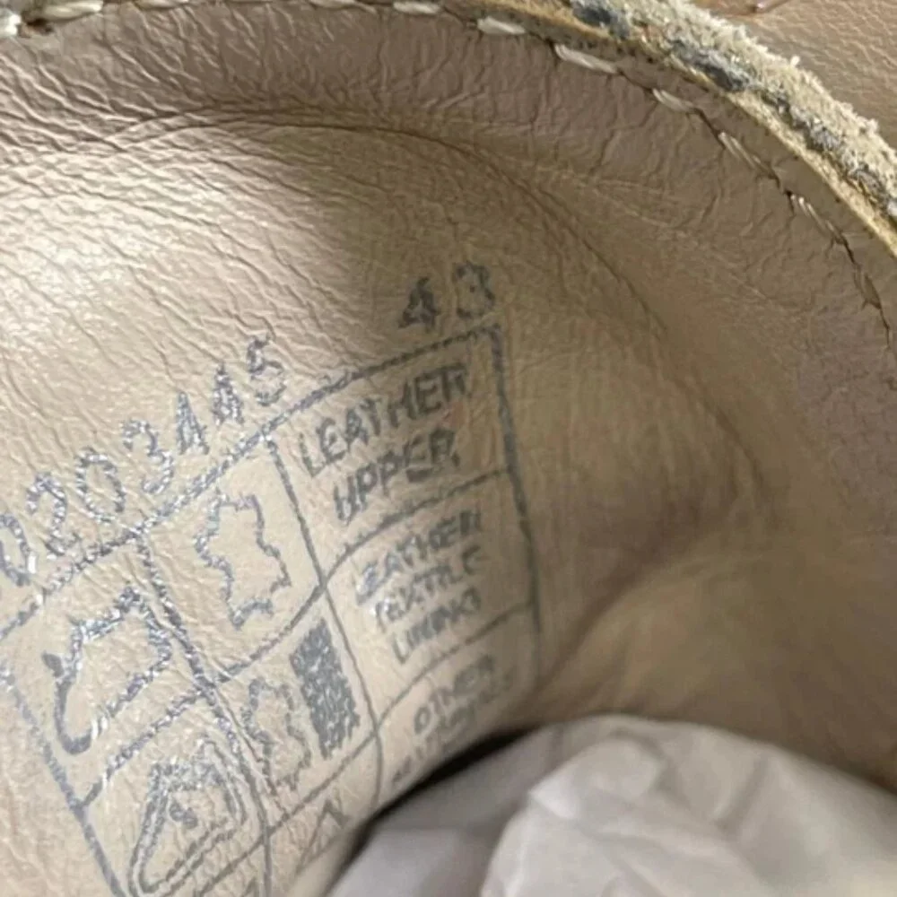 BOSS Orange Taupe Suede‎ Leather Chukka Ankle Boots Lace up Men's 43 EU/10 US